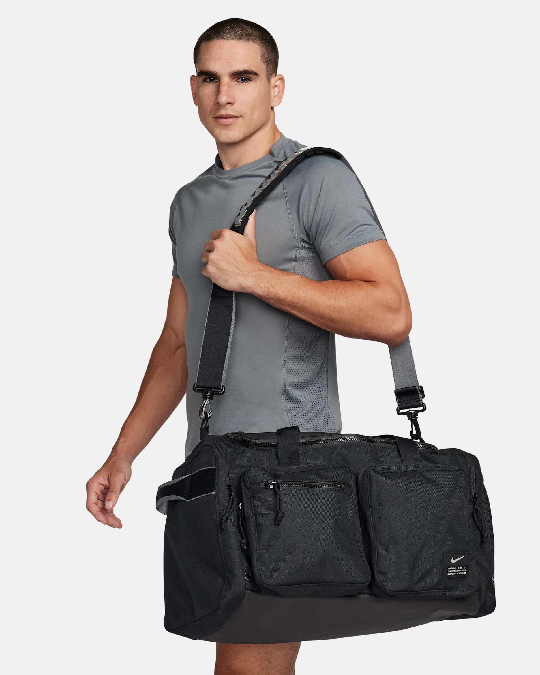 Nike Utility Power Training Duffel Bag (Medium, 51L). Nike VN Nike Utility Power Training Duffel Bag (Medium, 51L). Nike VN